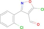 5-chloro-3-(2-chlorophenyl)-1,2-oxazole-4-carbaldehyde