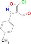 5-chloro-3-(4-methylphenyl)-1,2-oxazole-4-carbaldehyde