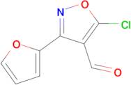 5-chloro-3-(furan-2-yl)-1,2-oxazole-4-carbaldehyde