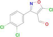 5-chloro-3-(3,4-dichlorophenyl)-1,2-oxazole-4-carbaldehyde