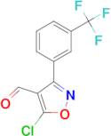 5-chloro-3-[3-(trifluoromethyl)phenyl]-1,2-oxazole-4-carbaldehyde