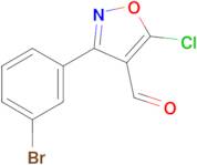 3-(3-bromophenyl)-5-chloro-1,2-oxazole-4-carbaldehyde