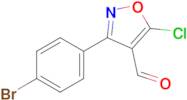 3-(4-bromophenyl)-5-chloro-1,2-oxazole-4-carbaldehyde