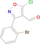 3-(2-bromophenyl)-5-chloro-1,2-oxazole-4-carbaldehyde