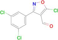 5-chloro-3-(3,5-dichlorophenyl)-1,2-oxazole-4-carbaldehyde