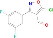 5-chloro-3-(3,5-difluorophenyl)-1,2-oxazole-4-carbaldehyde