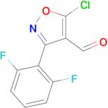 5-chloro-3-(2,6-difluorophenyl)-1,2-oxazole-4-carbaldehyde