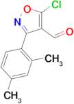 5-chloro-3-(2,4-dimethylphenyl)-1,2-oxazole-4-carbaldehyde