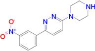 3-(3-nitrophenyl)-6-(piperazin-1-yl)pyridazine