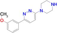 3-(3-methoxyphenyl)-6-(piperazin-1-yl)pyridazine