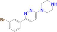 3-(3-bromophenyl)-6-(piperazin-1-yl)pyridazine