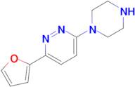 3-(furan-2-yl)-6-(piperazin-1-yl)pyridazine