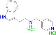 [2-(1H-indol-3-yl)ethyl][(pyridin-4-yl)methyl]amine dihydrochloride