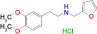 [2-(3,4-dimethoxyphenyl)ethyl][(furan-2-yl)methyl]amine hydrochloride