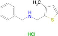 benzyl[(3-methylthiophen-2-yl)methyl]amine hydrochloride