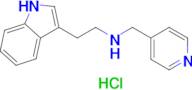 [2-(1H-indol-3-yl)ethyl][(pyridin-4-yl)methyl]amine hydrochloride