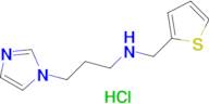 [3-(1H-imidazol-1-yl)propyl][(thiophen-2-yl)methyl]amine hydrochloride