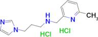 [3-(1H-imidazol-1-yl)propyl][(6-methylpyridin-2-yl)methyl]amine dihydrochloride