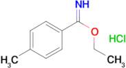 ethyl 4-methylbenzene-1-carboximidate hydrochloride