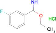 ethyl 3-fluorobenzene-1-carboximidate hydrochloride