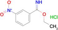 ethyl 3-nitrobenzene-1-carboximidate hydrochloride