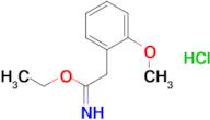 ethyl 2-(2-methoxyphenyl)ethanecarboximidate hydrochloride