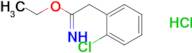 ethyl 2-(2-chlorophenyl)ethanecarboximidate hydrochloride