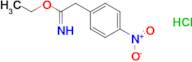 ethyl 2-(4-nitrophenyl)ethanecarboximidate hydrochloride