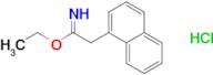 ethyl 2-(naphthalen-1-yl)ethanecarboximidate hydrochloride