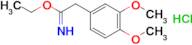ethyl 2-(3,4-dimethoxyphenyl)ethanecarboximidate hydrochloride