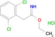 ethyl 2-(2,6-dichlorophenyl)ethanecarboximidate hydrochloride