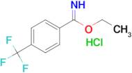 ethyl 4-(trifluoromethyl)benzene-1-carboximidate hydrochloride