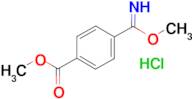 methyl 4-(methoxymethanimidoyl)benzoate hydrochloride