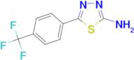 5-[4-(trifluoromethyl)phenyl]-1,3,4-thiadiazol-2-amine