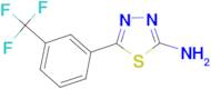 5-[3-(trifluoromethyl)phenyl]-1,3,4-thiadiazol-2-amine