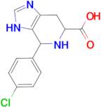 4-(4-chlorophenyl)-3H,4H,5H,6H,7H-imidazo[4,5-c]pyridine-6-carboxylic acid