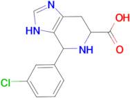 4-(3-chlorophenyl)-3H,4H,5H,6H,7H-imidazo[4,5-c]pyridine-6-carboxylic acid