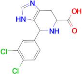 4-(3,4-dichlorophenyl)-3H,4H,5H,6H,7H-imidazo[4,5-c]pyridine-6-carboxylic acid