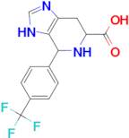 4-[4-(trifluoromethyl)phenyl]-3H,4H,5H,6H,7H-imidazo[4,5-c]pyridine-6-carboxylic acid