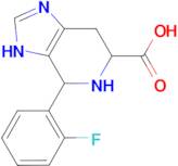 4-(2-fluorophenyl)-3H,4H,5H,6H,7H-imidazo[4,5-c]pyridine-6-carboxylic acid