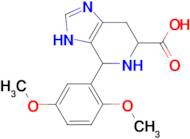 4-(2,5-dimethoxyphenyl)-3H,4H,5H,6H,7H-imidazo[4,5-c]pyridine-6-carboxylic acid