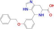 4-[3-(benzyloxy)phenyl]-3H,4H,5H,6H,7H-imidazo[4,5-c]pyridine-6-carboxylic acid