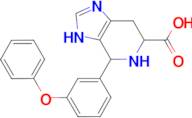 4-(3-phenoxyphenyl)-3H,4H,5H,6H,7H-imidazo[4,5-c]pyridine-6-carboxylic acid