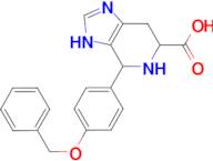 4-[4-(benzyloxy)phenyl]-3H,4H,5H,6H,7H-imidazo[4,5-c]pyridine-6-carboxylic acid