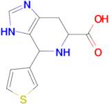 4-(thiophen-3-yl)-3H,4H,5H,6H,7H-imidazo[4,5-c]pyridine-6-carboxylic acid