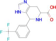 4-[3-(trifluoromethyl)phenyl]-3H,4H,5H,6H,7H-imidazo[4,5-c]pyridine-6-carboxylic acid