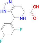 4-(2,4-difluorophenyl)-3H,4H,5H,6H,7H-imidazo[4,5-c]pyridine-6-carboxylic acid