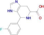 4-(3-fluorophenyl)-3H,4H,5H,6H,7H-imidazo[4,5-c]pyridine-6-carboxylic acid