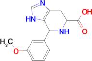 4-(3-methoxyphenyl)-3H,4H,5H,6H,7H-imidazo[4,5-c]pyridine-6-carboxylic acid