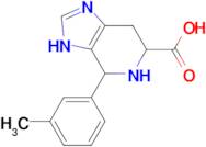 4-(3-methylphenyl)-3H,4H,5H,6H,7H-imidazo[4,5-c]pyridine-6-carboxylic acid